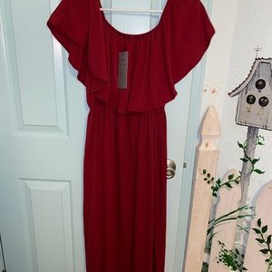 off shoulder dress